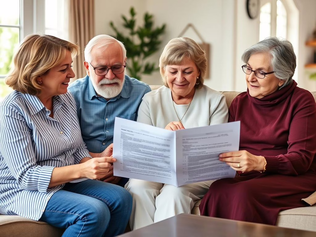 Caregiver creating a customized care plan for Elder Home Care Dallas TX client Caregiver creating a customized care plan for Elder Home Care Dallas TX client