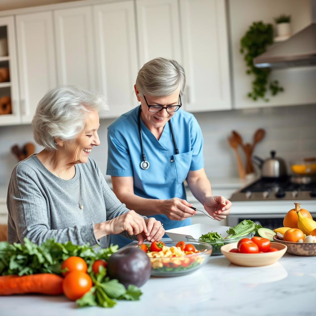 Meal preparation for compassionate elder home care in Frisco TX