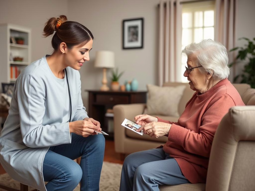 Specialized dementia care being provided in The Colony Texas home